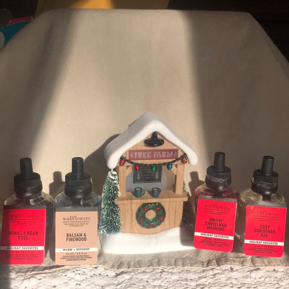 NEW ~ Wallflowers Holiday Scented Oils Set